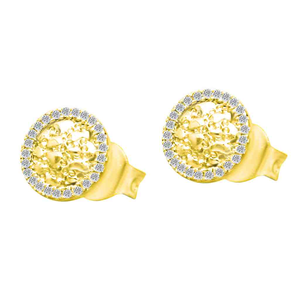 Round Stud Earring ER23013A
